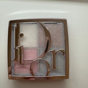 Dior Pink and Silver Makeup Compacts